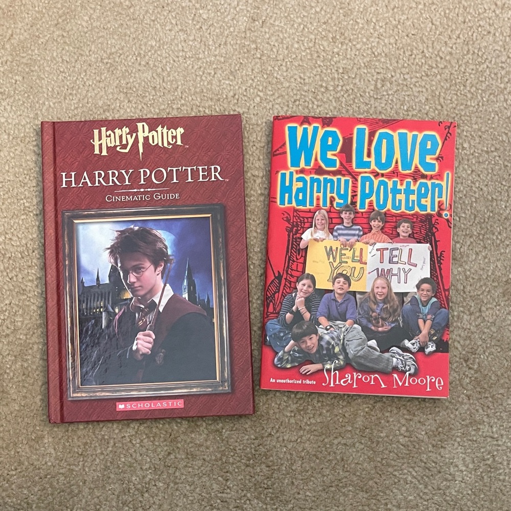 Harry Potter Cinematic Guide Book & We Love Harry Potter Book